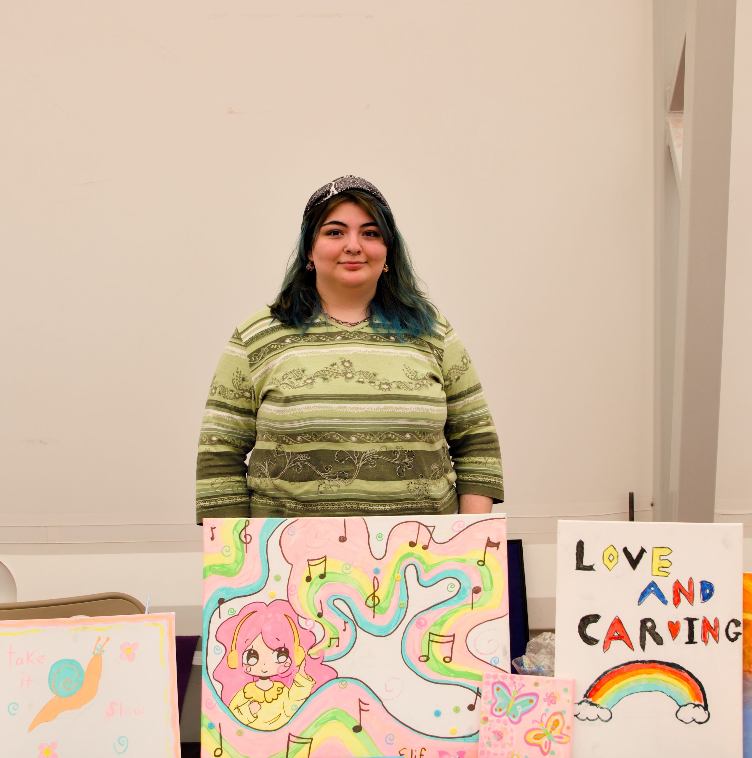 Teenage boy standing in the grounds of Dolphin House